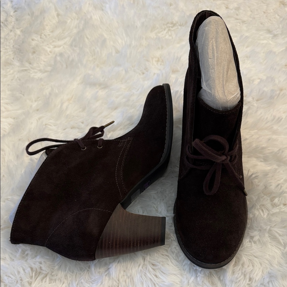 Indigo by Clarks Brown Suede Ankle Boots